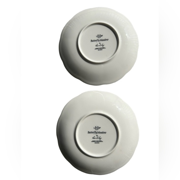 Set of Two Lenox Butterfly Meadow Small Plates - Picture 2 of 6